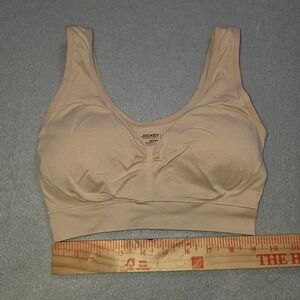 Jockey Generation Bralette Small Beige Seamless Wireless Lounge Bra Soft